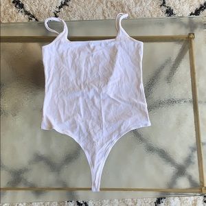 White cotton bodysuit